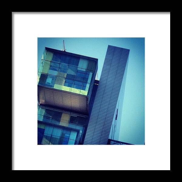  Framed Print featuring the photograph Salford And Manchester.....today #6 by Chris Jones