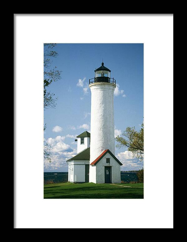 Lighthouse Framed Print featuring the photograph Tibbetts Point Lighthouse, Ny #6 by Bruce Roberts