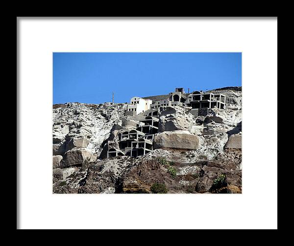 Santorini Framed Print featuring the photograph Views Of Santorini Greece #6 by Rick Rosenshein