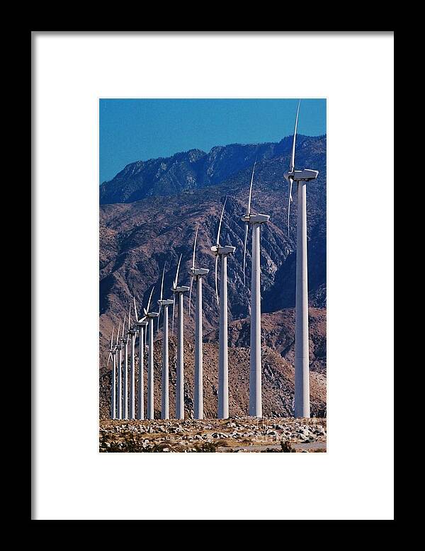 Windmills Framed Print featuring the photograph Windmills 5 by Kip Vidrine