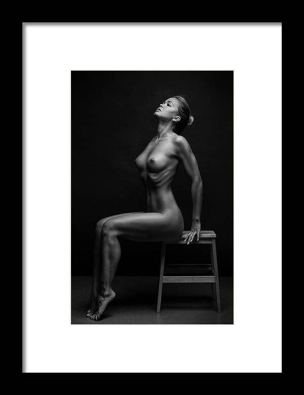 Bw Framed Print featuring the photograph Bodyscape #61 by Anton Belovodchenko