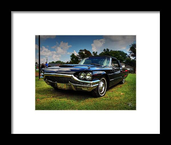 Ford Thunderbird Framed Print featuring the photograph '65 Thunderbird 001 #65 by Lance Vaughn