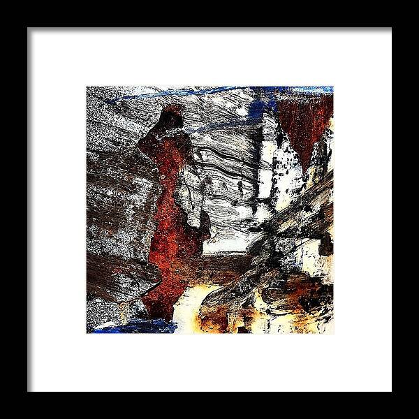 Beautiful Framed Print featuring the photograph Abstract Post 4 by Jason Roust
