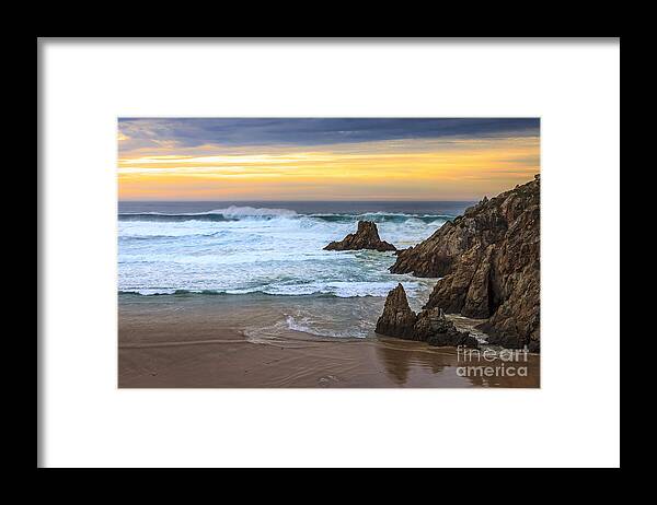 Campelo Framed Print featuring the photograph Campelo Beach Galicia Spain by Pablo Avanzini