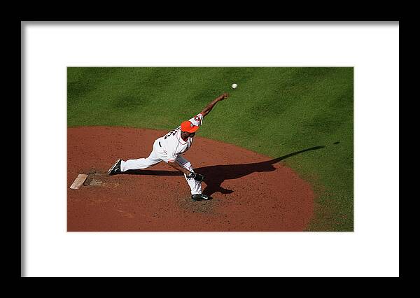 American League Baseball Framed Print featuring the photograph Chicago White Sox V Houston Astros by Scott Halleran