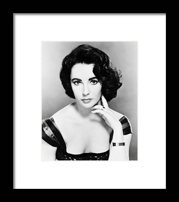 Elizabeth Taylor Framed Print featuring the photograph Elizabeth Taylor #7 by Silver Screen