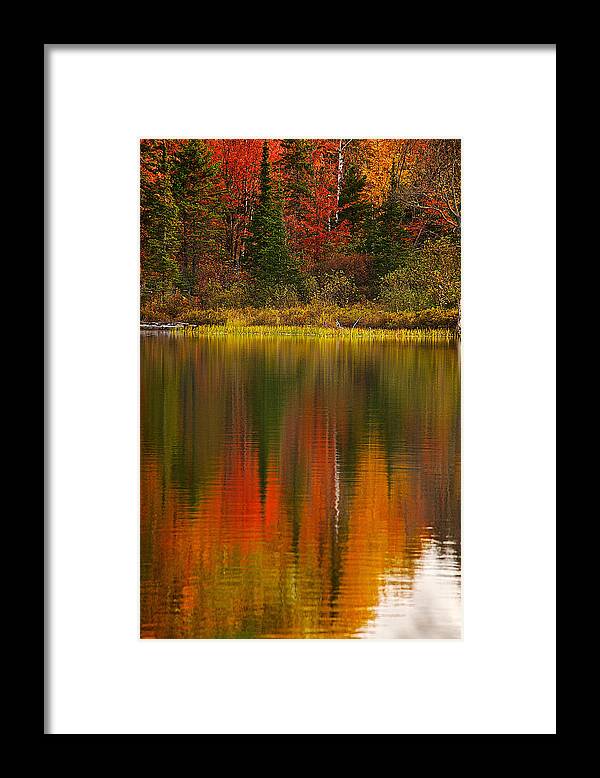 Fall Framed Print featuring the photograph Fall Reflections #7 by Prince Andre Faubert