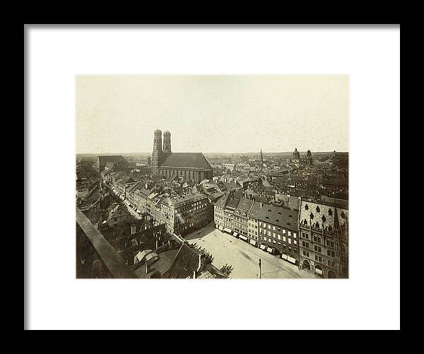 19th Century Framed Print featuring the photograph Germany Munich #7 by Granger