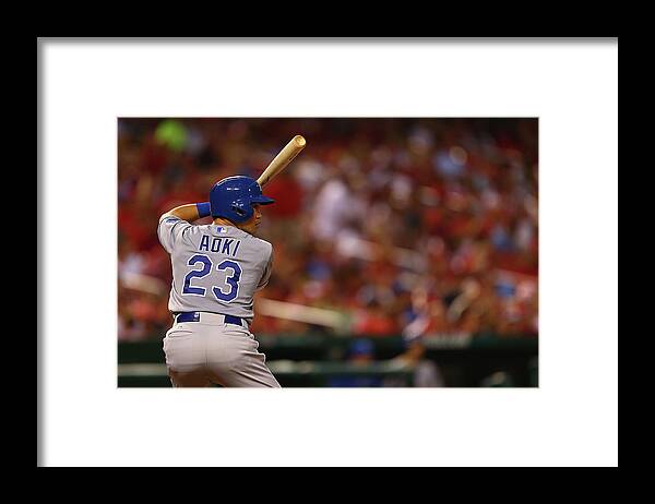 American League Baseball Framed Print featuring the photograph Kansas City Royals V St. Louis Cardinals by Dilip Vishwanat