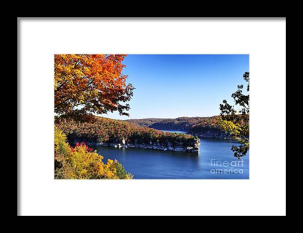 Long Point Framed Print featuring the photograph Long Point Summersville Lake #6 by Thomas R Fletcher