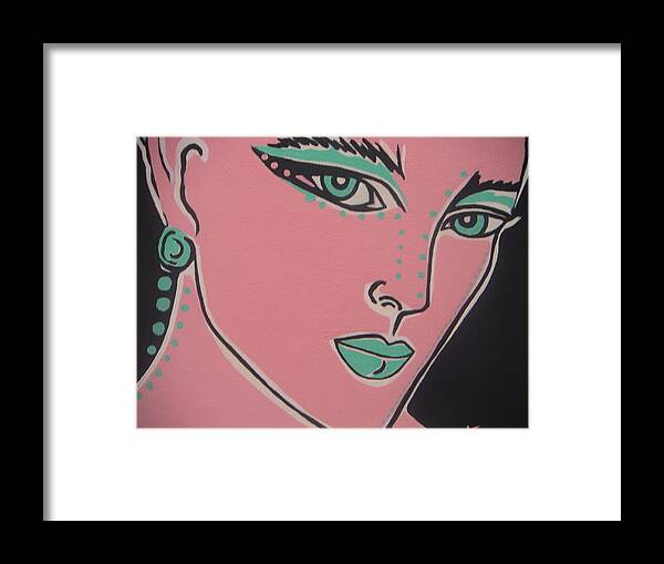 Pikotine Framed Print featuring the painting Pikotine Art #86 by Pikotine Art
