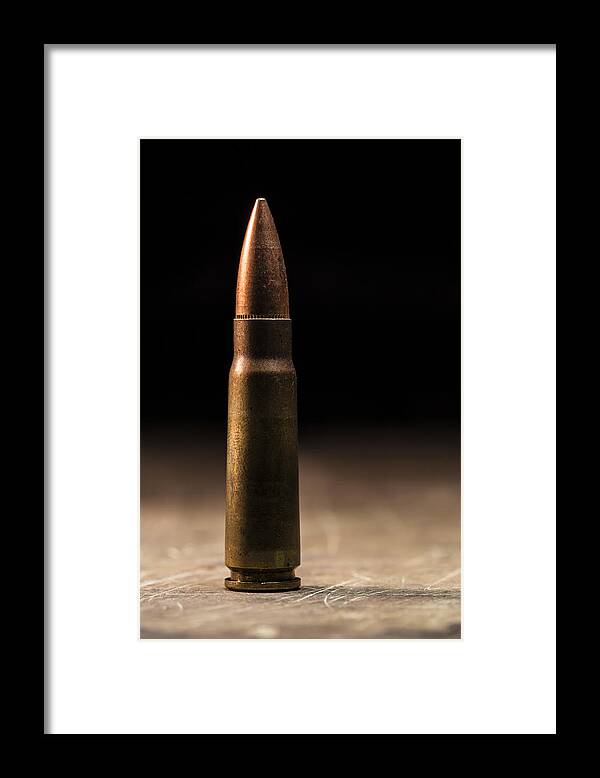 Andrew Pacheco Framed Print featuring the photograph 7.62 X 39mm #762 by Andrew Pacheco
