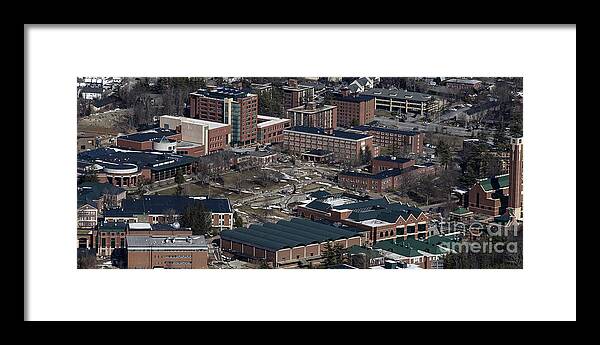 Appalachian State University Framed Print featuring the photograph Appalachian State University in Boone NC by David Oppenheimer
