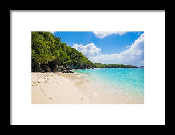 Caribbean Framed Print featuring the photograph Beautiful Caribbean beach by Raul Rodriguez