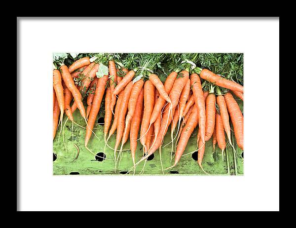 Bunch Framed Print featuring the photograph Carrots #8 by Tom Gowanlock