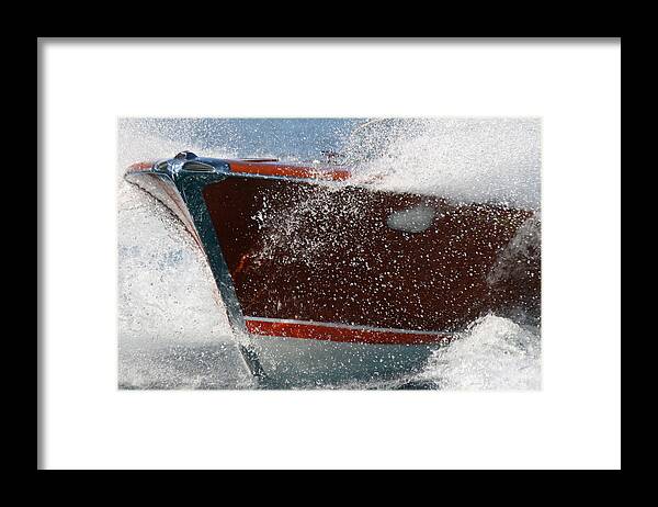 Skiff Framed Print featuring the photograph Classic Riva #8 by Steven Lapkin