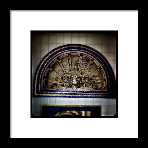 Photooftheday Framed Print featuring the photograph Historic Nyc Architectural Elements #8 by Natasha Marco