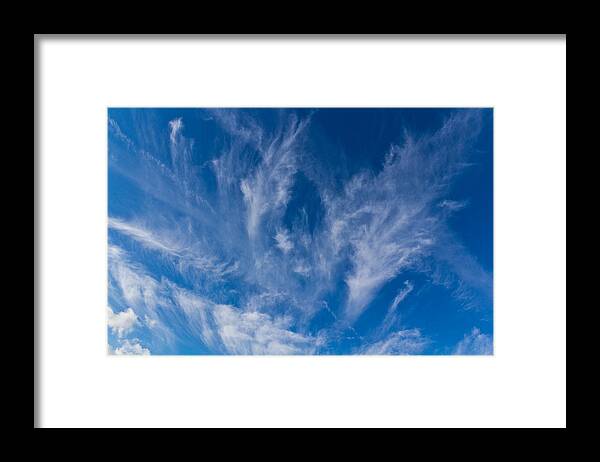 Sky Framed Print featuring the photograph In the Clouds #8 by David Pyatt