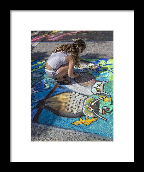 Florida Framed Print featuring the photograph Lake Worth Street Painting Festival #8 by Debra and Dave Vanderlaan