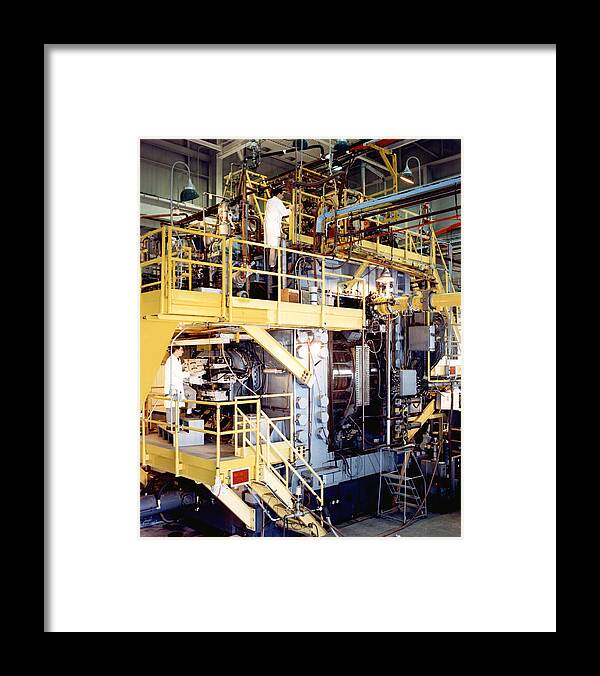 Particle Physics Framed Print featuring the photograph 80-inch Bubble Chamber by Science Source