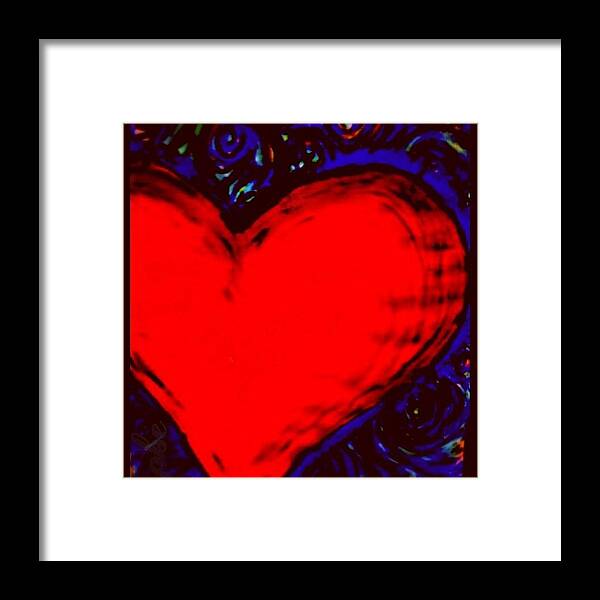 Heart Framed Print featuring the photograph Heartfelt by Paige Edwards