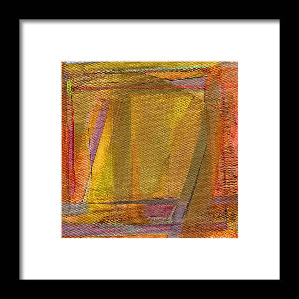 Abstract Framed Print featuring the painting Untitled #94 by Chris N Rohrbach
