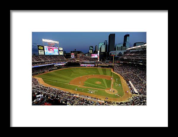 American League Baseball Framed Print featuring the photograph 85th Mlb All Star Game by Hannah Foslien
