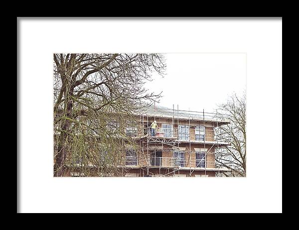60s Framed Print featuring the photograph Scaffolding #9 by Tom Gowanlock