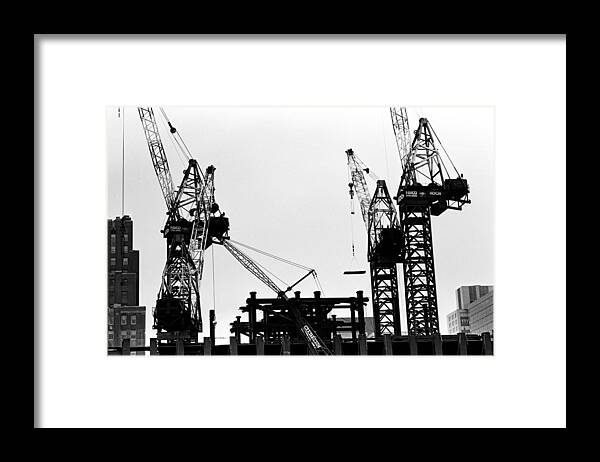 Wtc Framed Print featuring the photograph #96 Kangaroo crane moving up #96 by William Haggart