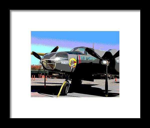 Warbirds Framed Print featuring the photograph A-26 Bomber by Dean Ginther