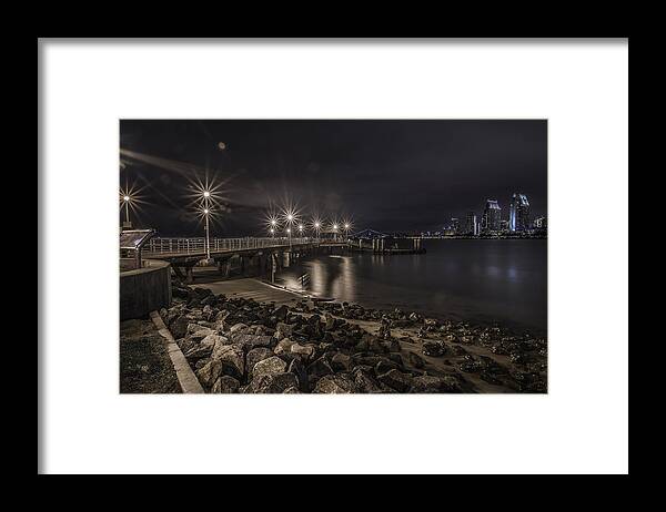 San Diego Framed Prints Framed Print featuring the photograph A Beautiful Cityscape In San Diego by Israel Marino