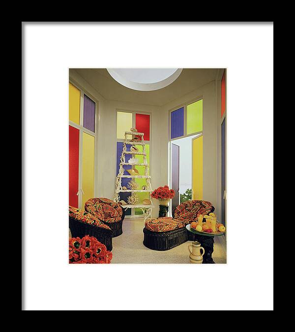 Mallory-tills Inc Framed Print featuring the photograph A Colorful Living Room by Wiliam Grigsby
