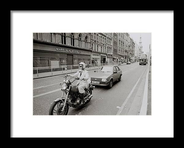 London Framed Print featuring the photograph Urban Dude In London by Shaun Higson