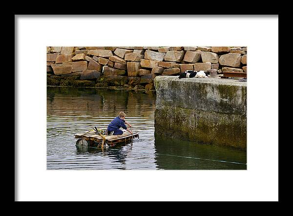 Europe Framed Print featuring the photograph A dog and his boy by Matt Swinden