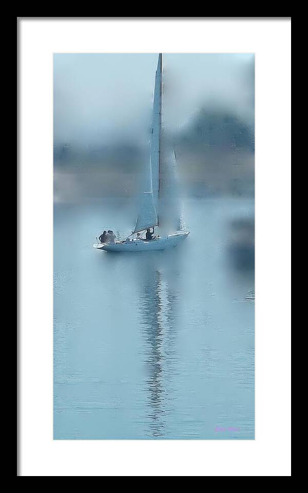 Sailing Art Framed Print featuring the photograph A Dreamy Sail by Ethel Rossi