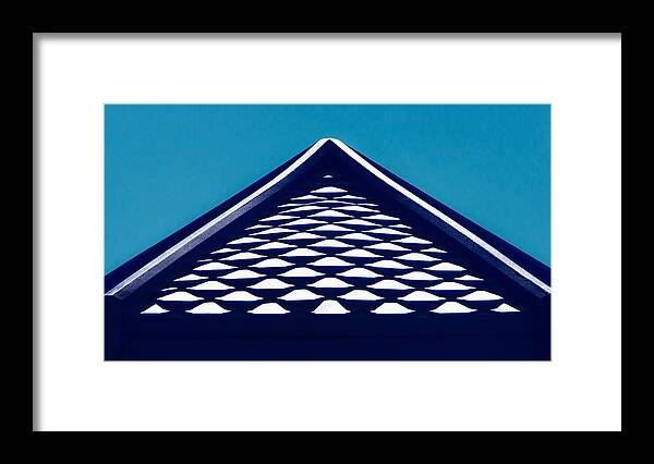 Triangle Framed Print featuring the photograph A Family Of Different Shaped Triangles by Gary Slawsky