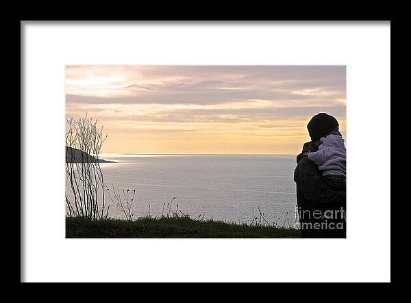 Kinsale Ireland County Cork Framed Print featuring the photograph A Father's Love by Suzanne Oesterling