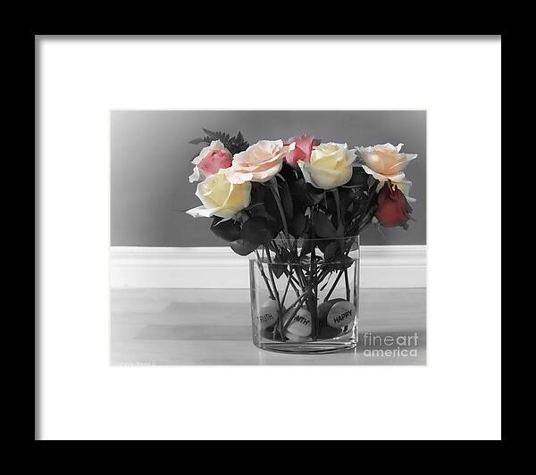 Rose Framed Print featuring the photograph A Foundation of Love by Cathy Beharriell