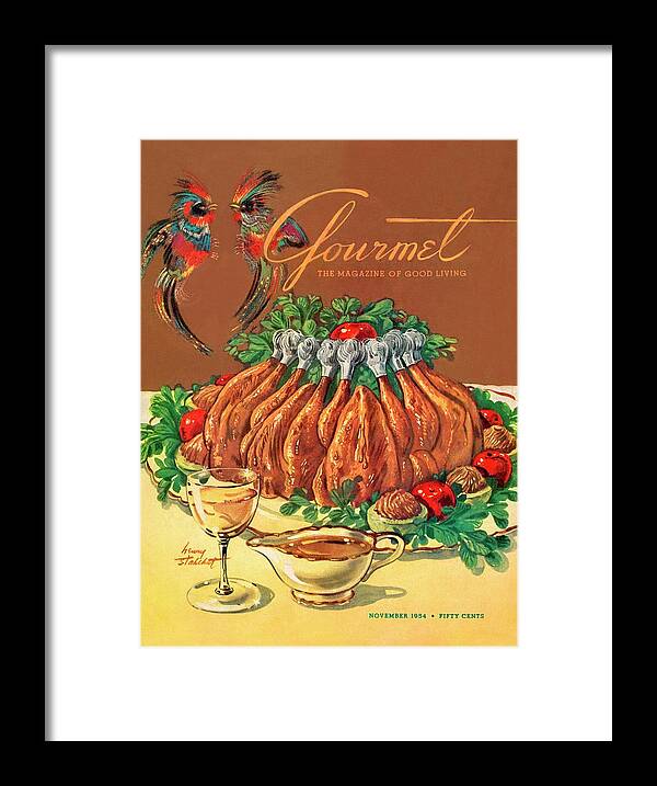 Food Framed Print featuring the photograph A Gourmet Cover Of Chicken by Henry Stahlhut