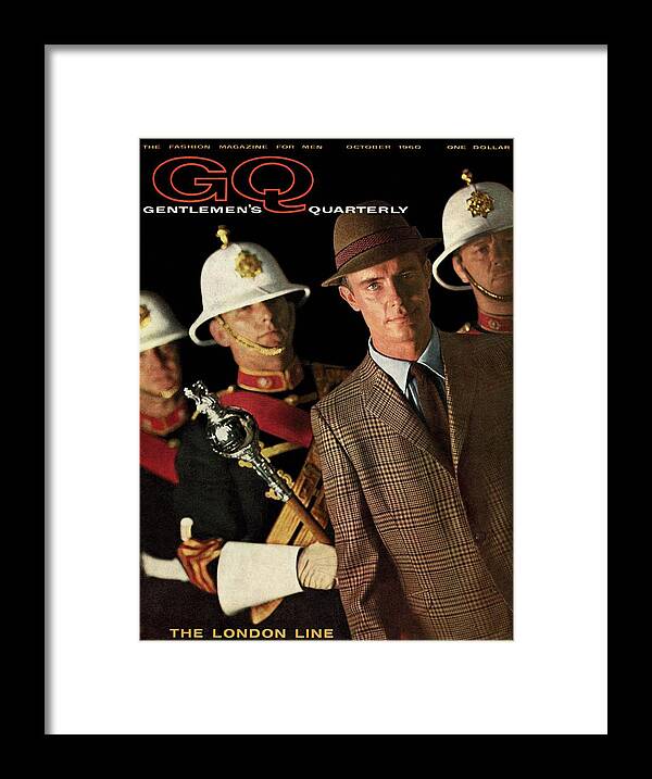 Fashion Framed Print featuring the photograph A Gq Cover Of Guards by Chadwick Hall