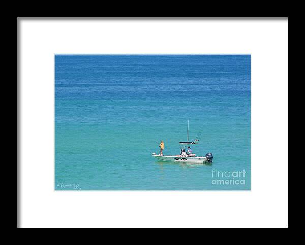 Boat Framed Print featuring the photograph A Great Way To Spend A Day by Mariarosa Rockefeller