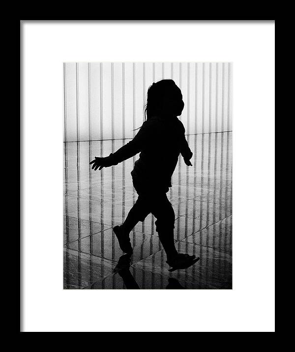 Silhouette Framed Print featuring the photograph A Happy Silhouette by Cornelis Verwaal