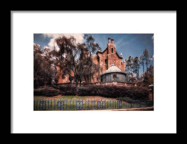 Haunted House Framed Print featuring the photograph A Haunting House by Joshua Minso