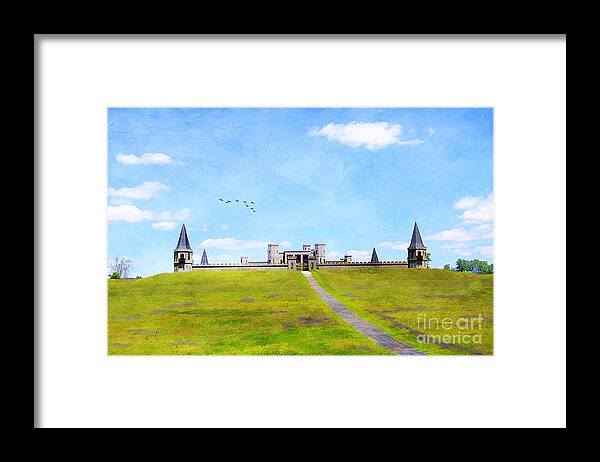 Ancient Framed Print featuring the photograph A Kings Castle by Darren Fisher