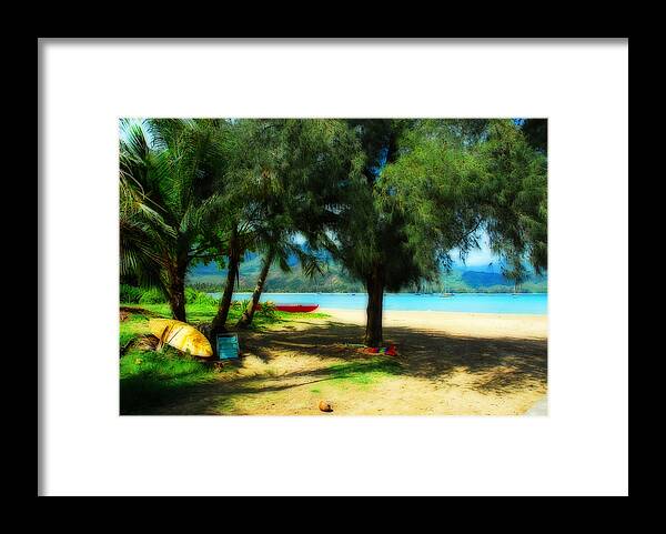 Hanalei Framed Print featuring the photograph A Land Called Hanalei by Lynn Bauer