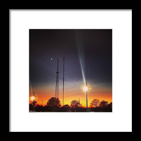  Framed Print featuring the photograph A Little Prattville, Alabama Sky by Alex Bryan