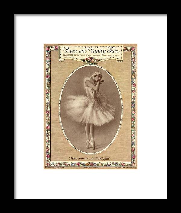 Dance Framed Print featuring the photograph A Magazine Cover For Vanity Fair by Artist Unknown