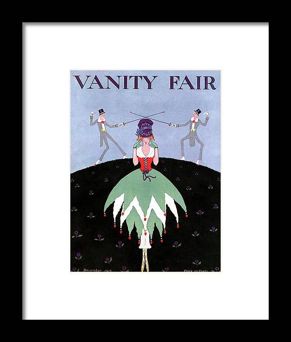 Holiday Framed Print featuring the photograph A Magazine Cover For Vanity Fair Of Two Men by A. H. Fish