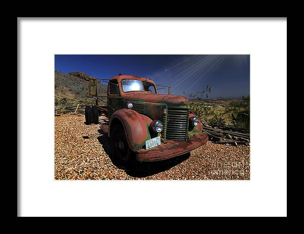 Trucks Framed Print featuring the photograph A Mans Other Best Friend by Brenda Giasson