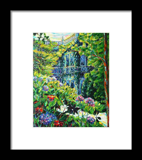 St. Kilda Framed Print featuring the painting A mansion in St. Kilda by Zofia Kijak